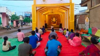 Photo of मंगलमूर्ती गणेश उत्सव मंडळ पवनी तर्फे योगा शिबिर
