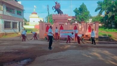 Photo of पवन विद्यालय, पवनी येथे राबविला स्वच्छता अभियान.