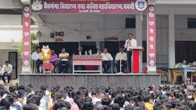 Photo of वैनगंगा विद्यालयात प्रवेशोत्सव